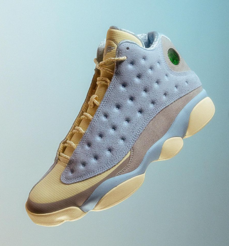 SoleFly x Air Jordan 13 Retro 'Celestine Blue' dropping at 7am PT/10am ET => solefly.com