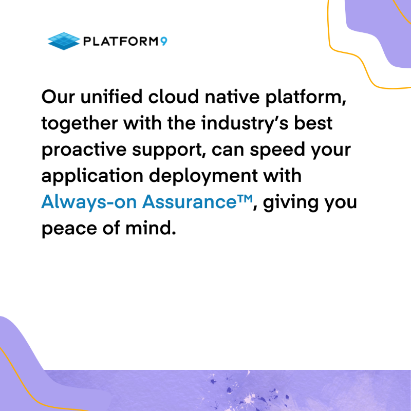 Platform9Sys's tweet photo. Are you dealing with cloud cost challenges?
Sign up for our free #workshop to find out how you can save up to 50% on your cloud platform costs and get an amazing credit #offer on our subscription fees. Limited time period offer!

https://t.co/zun4VRlR7l 

#cloudnative #kubernetes