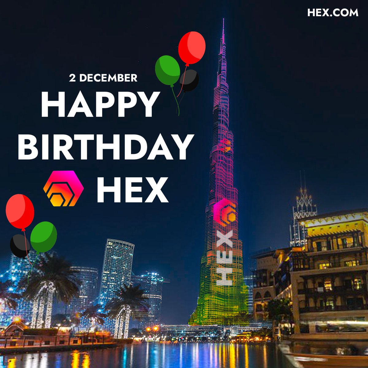 yalahex's tweet photo. Today, #Hexicans celebrate $HEX's 3rd birthday.
Today, the #UAE celebrates its 51st birthday.
Coincidence? 👀

@RichardHeartWin please consider visiting #Dubai one day 🥹 https://t.co/uhnXmepf1W