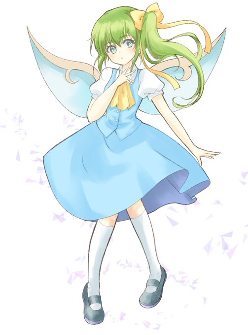 手描きイラスト*東方project*原画*マット額装*大妖精*大ちゃん