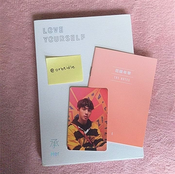 orbtidle's tweet photo. • album wings (w version) + seokjin photocard: R$90

• album ly: her (e version) + seokjin photocard + the notes R$:90 https://t.co/Oe8aRpBc6v