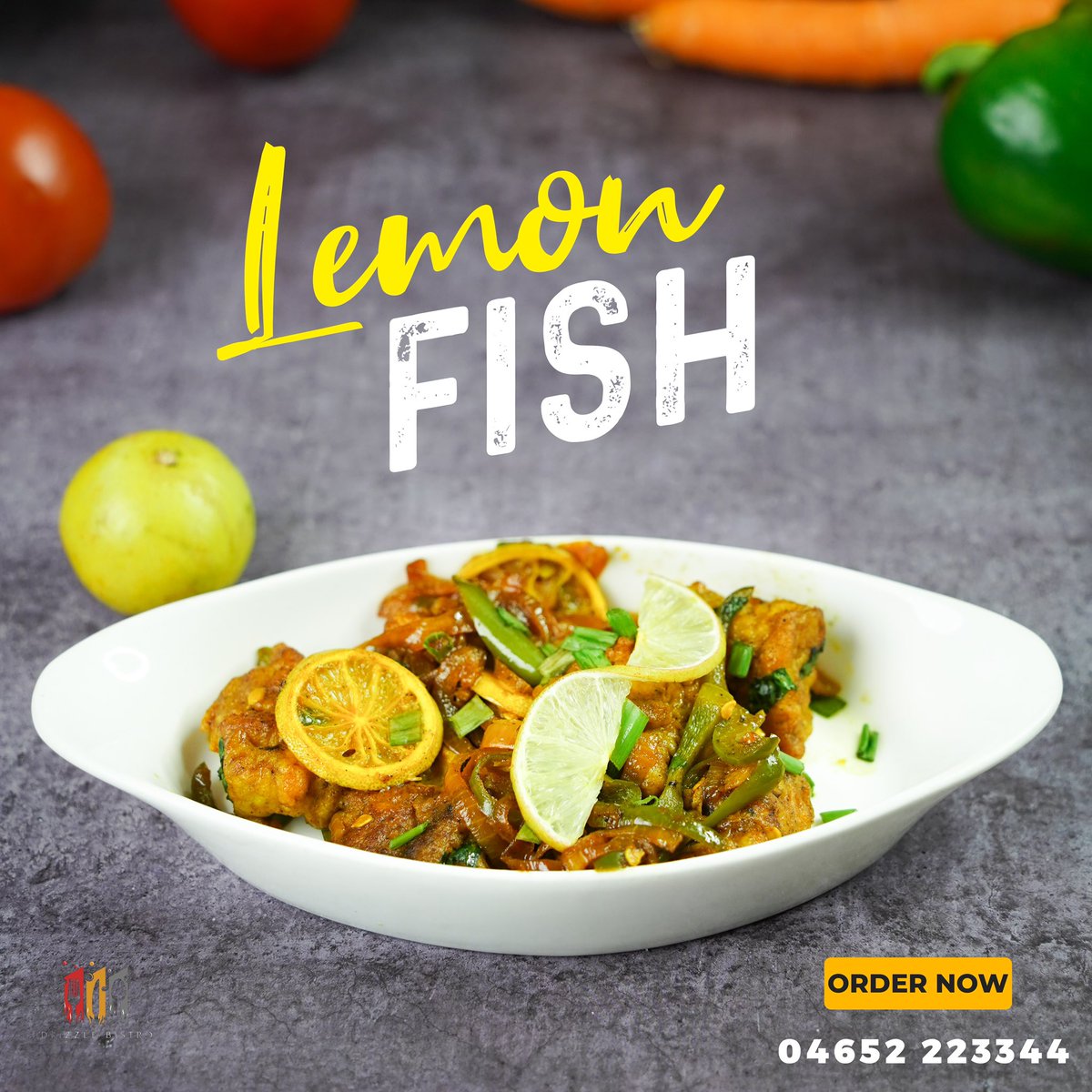 DrizzleBistro's tweet photo. Lemon Fish @DrizzleBistro 

An oriental preparation of fish in the flavour of lemon . 

For home delivery 04652 223344 / 08056 223344
#drizzlebistro #goodfood #restaurant #bistro #foodsofnagercoil #kanyakumari #foodlover #pasta #pizza #homedelivery #FIFAWorldCup #enjoyfood #bbq https://t.co/jst3GdU94N