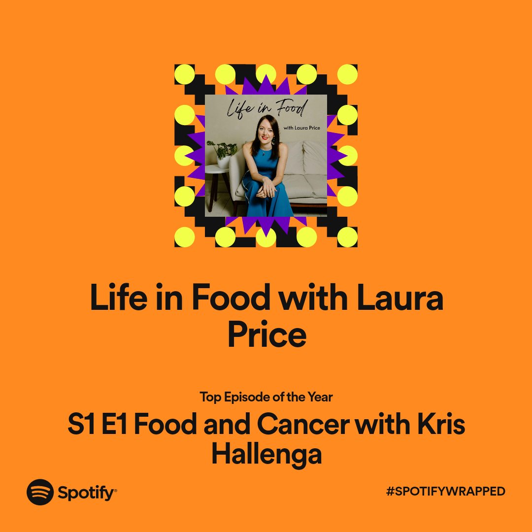 Laura Price (@laurapricewrite) on Twitter photo And my most popular episode by far was Food and Cancer with Kris Hallenga <a href="/KrisPoB/">Kris Hallenga</a>, which was also my very first. Have a listen if you haven't already! podcasts.apple.com/us/podcast/s1-โฆ #2022PodcasterWrapped And my most popular episode by far was Food and Cancer with Kris Hallenga <a href="/KrisPoB/">Kris Hallenga</a>, which was also my very first. Have a listen if you haven't already! podcasts.apple.com/us/podcast/s1-โฆ #2022PodcasterWrapped