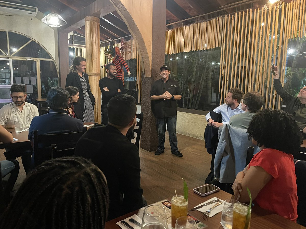 At the #LAC <a href="/UNDPAccLabs/">UNDP Accelerator Labs</a> retreat we are living, breathing and even eating innovation! Amazing dinner at <a href="/ElTrapichepty/">Rest. El Trapiche</a> with the food rescue foundation <a href="/rescalimentos/">Fundación Rescate de Alimentos Panamá</a>. Thx <a href="/HotskoJennifer/">Jennifer Hotsko</a> &amp; <a href="/AnibalCard/">Anibal Cardenas-Mosquera</a>!