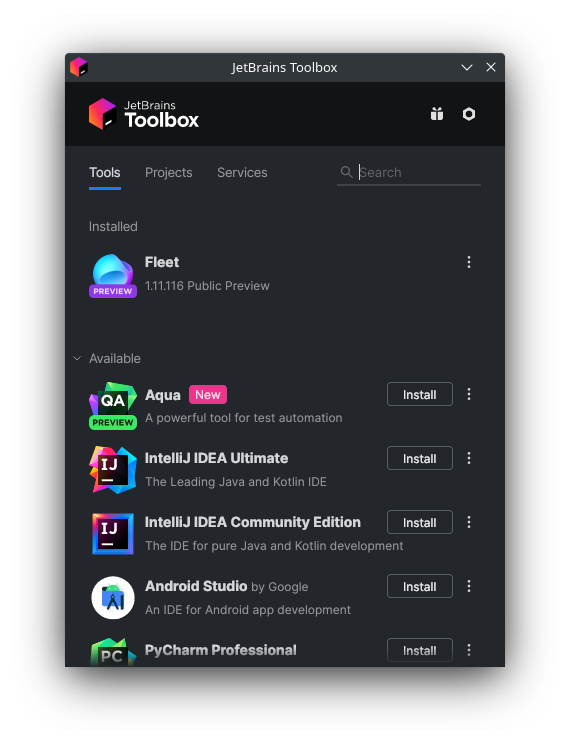 NikitaKoselev's tweet photo. I am falling in love with @jetbrains. Again.
Why?
They made @JetBrains_Fleet available for free, both for #OpenSource and Preview.
I am not sure what are the requirements for the free version for #OSS projects, but I will find out, eventually 🤣🤣🤣
#twoss
❤️❤️❤️ https://t.co/5GARX1bXbl