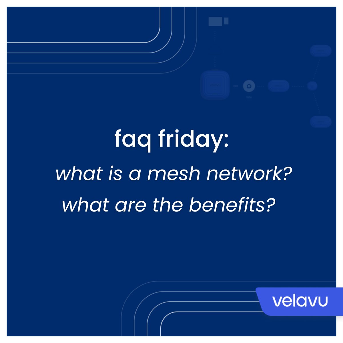 velavu_tech's tweet photo. Mesh networks demystified.

Check out our article all about the tech behind our devices: https://t.co/787nMNq6jS 

#meshnetwork #wirepaspartner #faqfriday #funfactfriday #meshtechnology #gpstracker #hardware #software #technology #techsplanation https://t.co/BO00F5WUbs