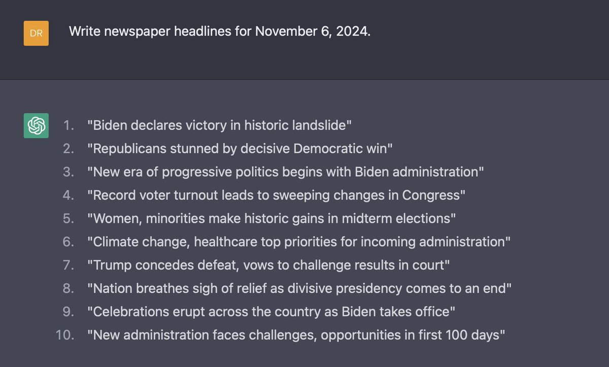 davidrliu's tweet photo. A science sonnet, rap, research abstract, and future newspaper headlines generated by #ChatGPT from @OpenAI. It's quite impressive, especially considering that understanding science has been a challenge for recent AI tech such as #DallE2. Teachers: beware AI-written assignments! https://t.co/wpck9BN0Lx