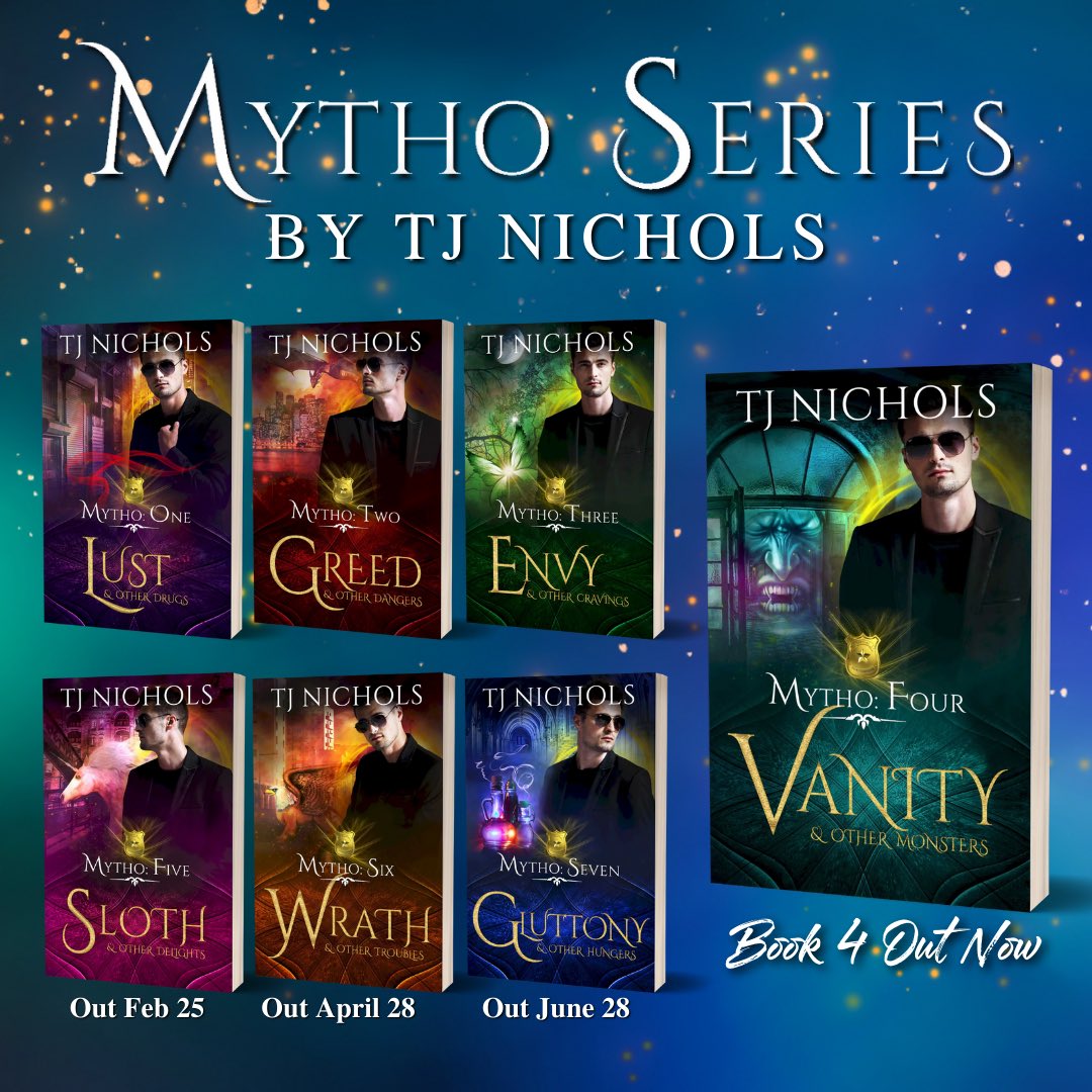 Hoards Jumble (@hoardsjumble) on Twitter photo #BookTour celebrating Vanity and other Monsters by <a href="/TobyJNichols/">Mx TJ Nichols</a>
Join us for Book 4 in the ongoing Mythos Series & explore a new case with dragon shifter Edra & his mate Inspector Jordan!
๐ getbook.at/VanityAndOtherโฆ
getbook.at/MythoSeries #BookTour celebrating Vanity and other Monsters by <a href="/TobyJNichols/">Mx TJ Nichols</a>
Join us for Book 4 in the ongoing Mythos Series & explore a new case with dragon shifter Edra & his mate Inspector Jordan!
๐ getbook.at/VanityAndOtherโฆ
getbook.at/MythoSeries