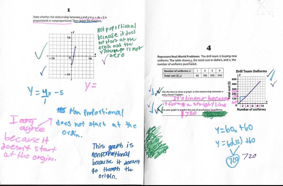 Students in 8th grade completed a math carousel yesterday where they moved from station to station completing problems about linear functions while checking for errors in their classmates’ work.  <a href="/LomsPrincipal/">LOMS Principal</a>