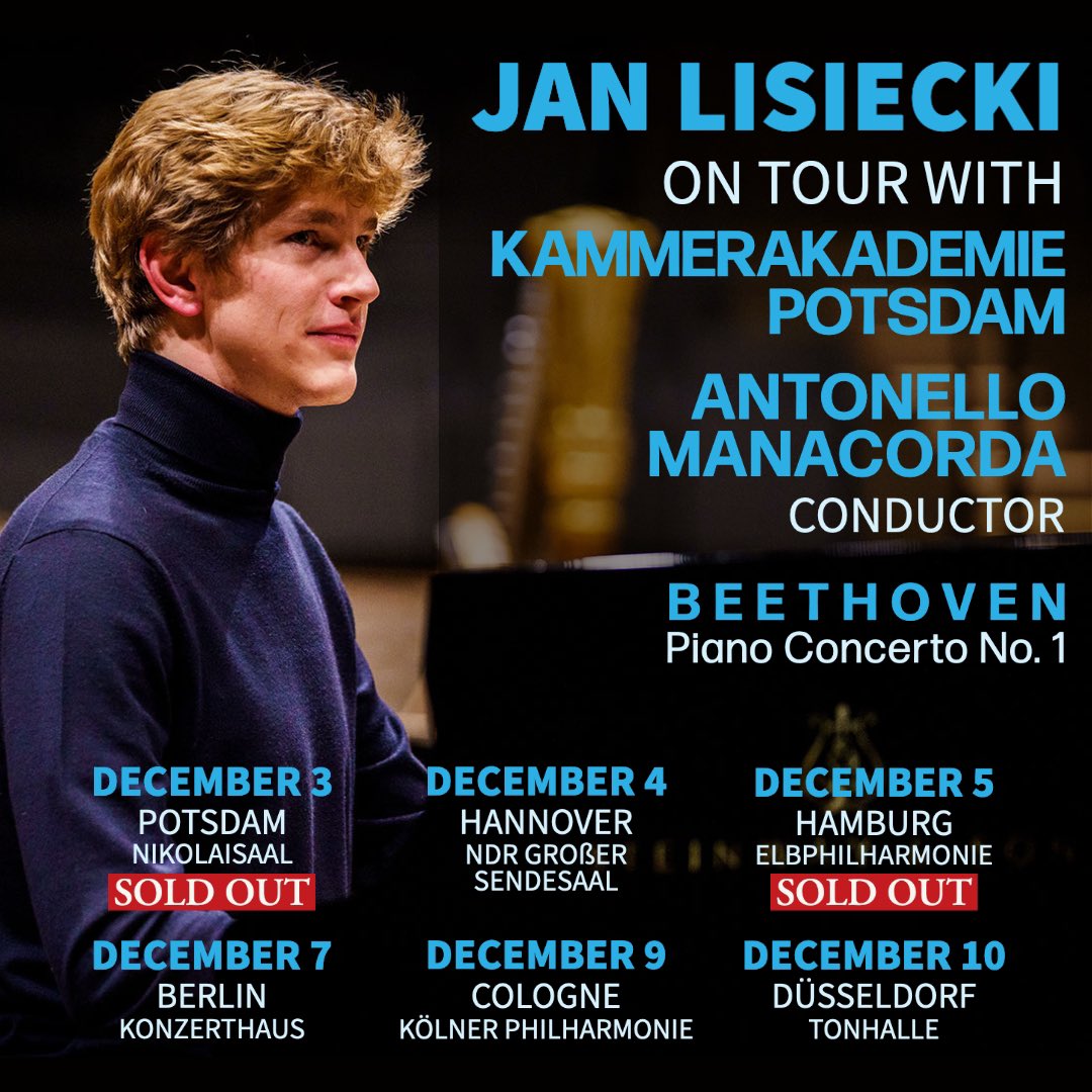 Starting another tour, this time with <a href="/KapPotsdam/">Kammerakademie</a> and Beethoven 1! Hope to see you there!