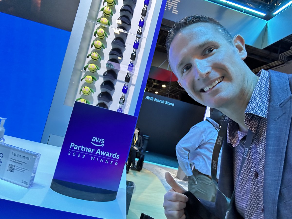 This week IBM named the parter award of 2022 at AWS Re:Invent!!