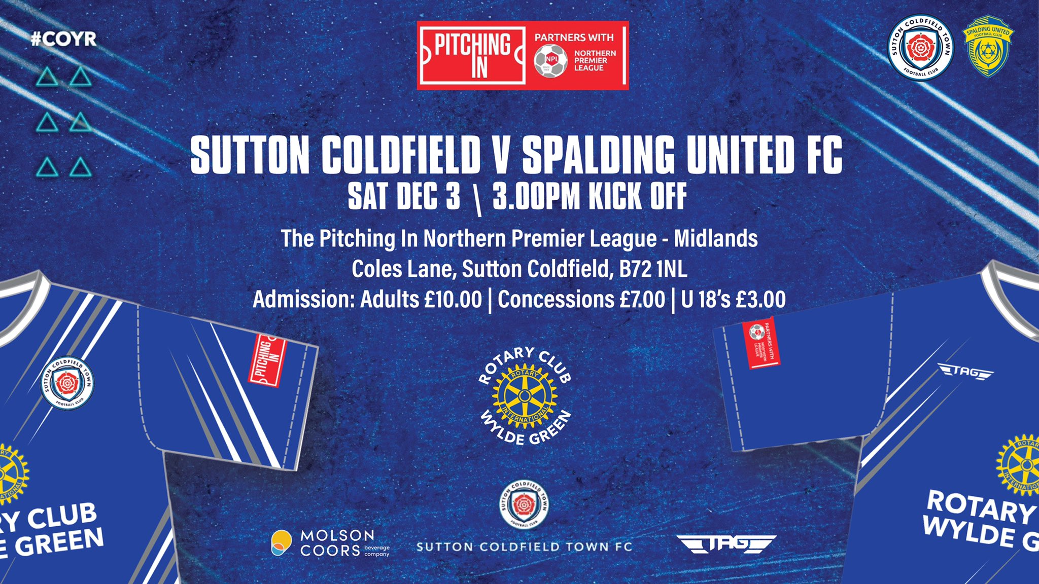 Sutton Coldfield Town FC on Twitter " ️ MATCH DAY Come and join us
