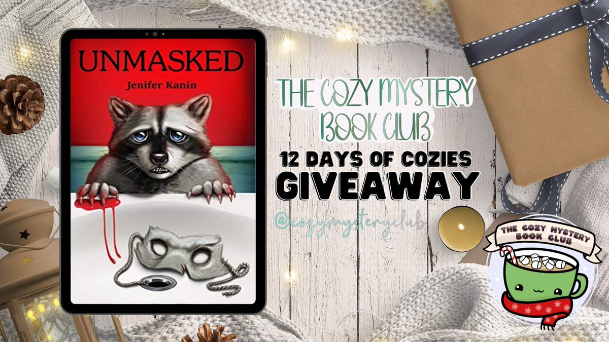 cozymysteryclub's tweet photo. 📖 ɢɪᴠᴇᴀᴡᴀʏ 📖
ʟɪᴋᴇ &amp; ʀᴇᴛᴡᴇᴇᴛ ꜰᴏʀ ʏᴏᴜʀ ᴄʜᴀɴᴄᴇ ᴛᴏ ᴡɪɴ ᴀ ᴘᴀᴘᴇʀʙᴀᴄᴋ ᴏꜰ ᴜɴᴍᴀꜱᴋᴇᴅ ʙʏ ᴊᴇɴɪꜰᴇʀ ᴋᴀɴɪɴ
@cozymysteryclub #12DaysofCozies https://t.co/KBQeUx5fr5