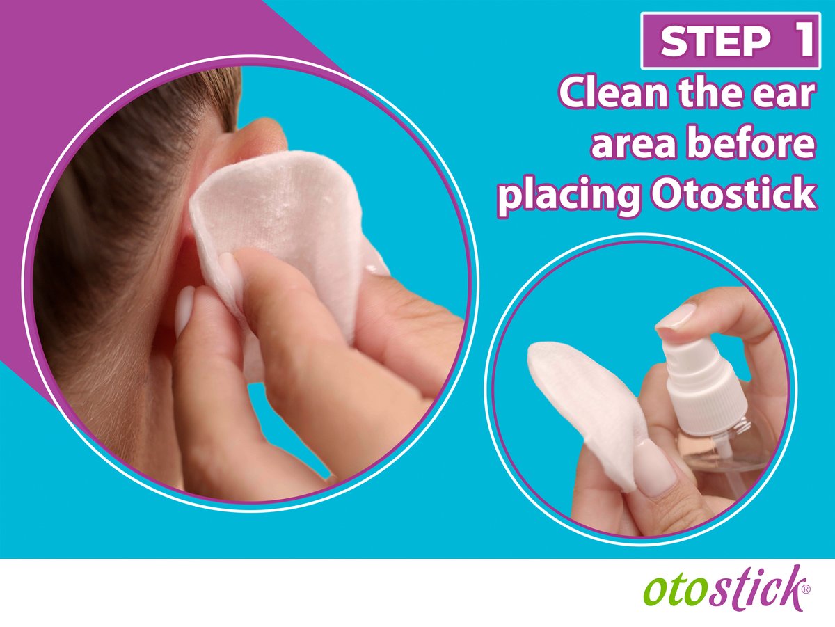 Making sure the area behind your ear is clean will improve chances of Otostick staying in place for longer.

Buy direct from the UK at uk.otostick.com 

<a href="/otostick/">Otostick</a>