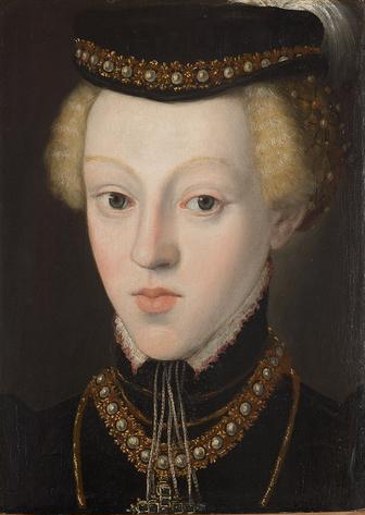 KingCharlesIIE's tweet photo. Archduchess Joanna of Austria (1547 – 1578) married to Francesco I de' Medici, she was the Grand Princess of Tuscany and later the Grand Duchess of Tuscany. Great-Grandmother of King Charles II of England. https://t.co/Ktw970afZ3