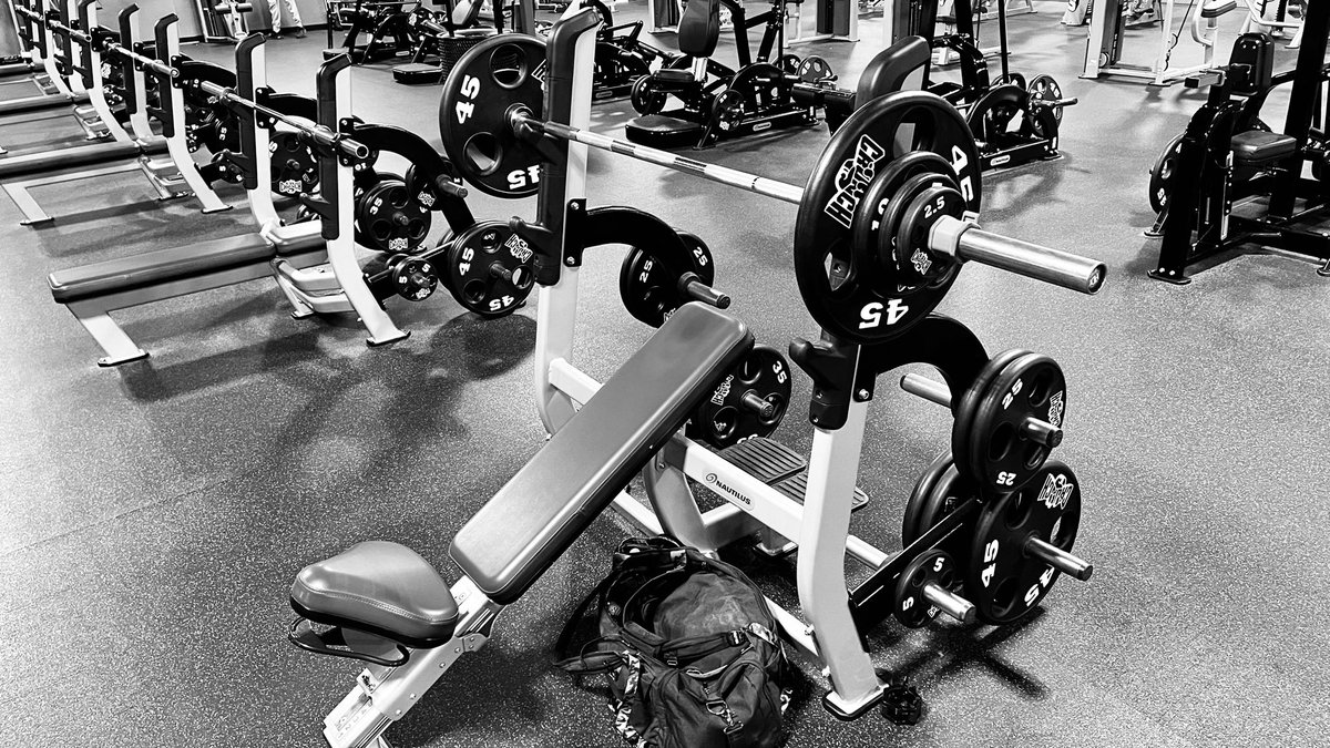 BradDad™ on Twitter "FRIDAY PRESSES Pin Press 185x2 reps Incline