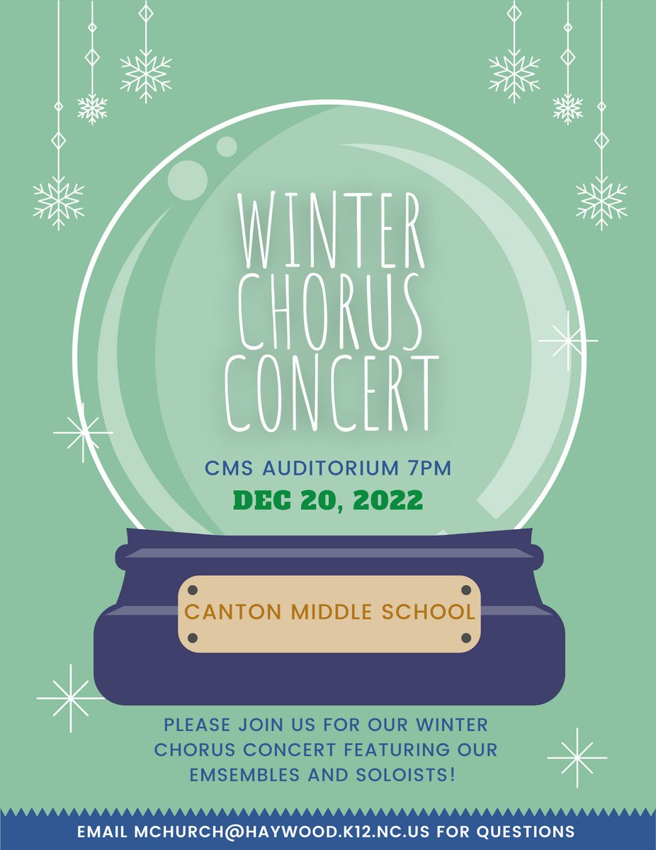 Winter Chorus Concert ~ Dec. 20th ~ 7PM - cms.schools.haywood.k12.nc.us/2022/12/02/win…