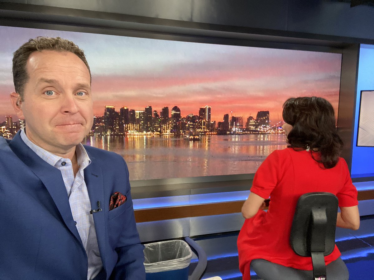 Spectacular sunrise this am - in fact <a href="/KushiNBCSD/">Marianne Kushi</a> may do the rest of the newscast backwards