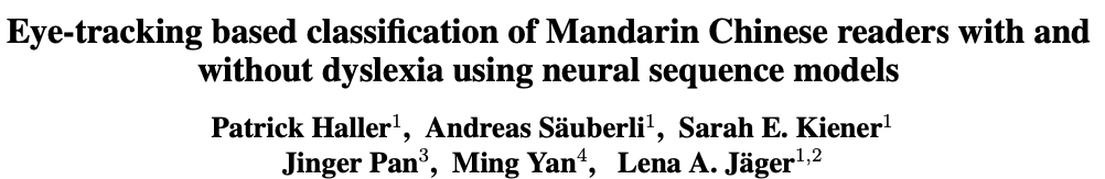 Eye-tracking based classification of dyslexia has been shown to work fairly well with SVM and random forest based approaches. But, could it work even better using neural sequence models and additionally integrating the linguistic stimulus?