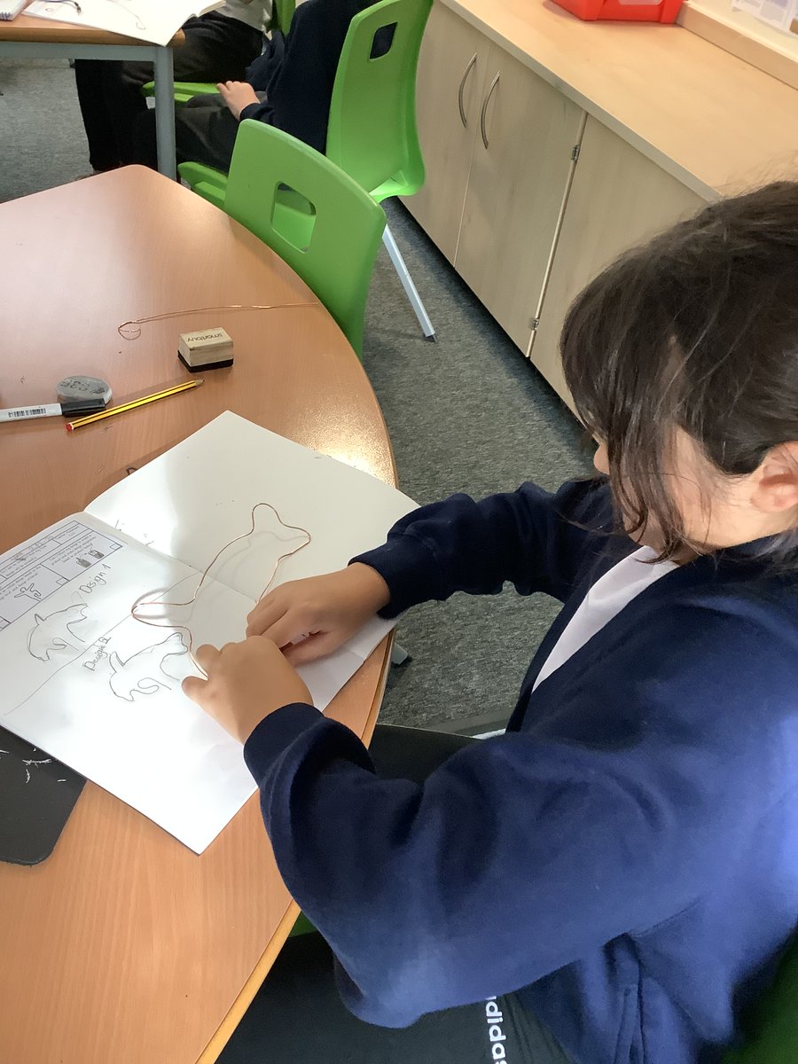 SunnysideSA's tweet photo. Oak class are designing our own wire maze games to play with the year 2/3 children. #DT #design #iterativeprocess #oakclass https://t.co/XkN6gyYLlH