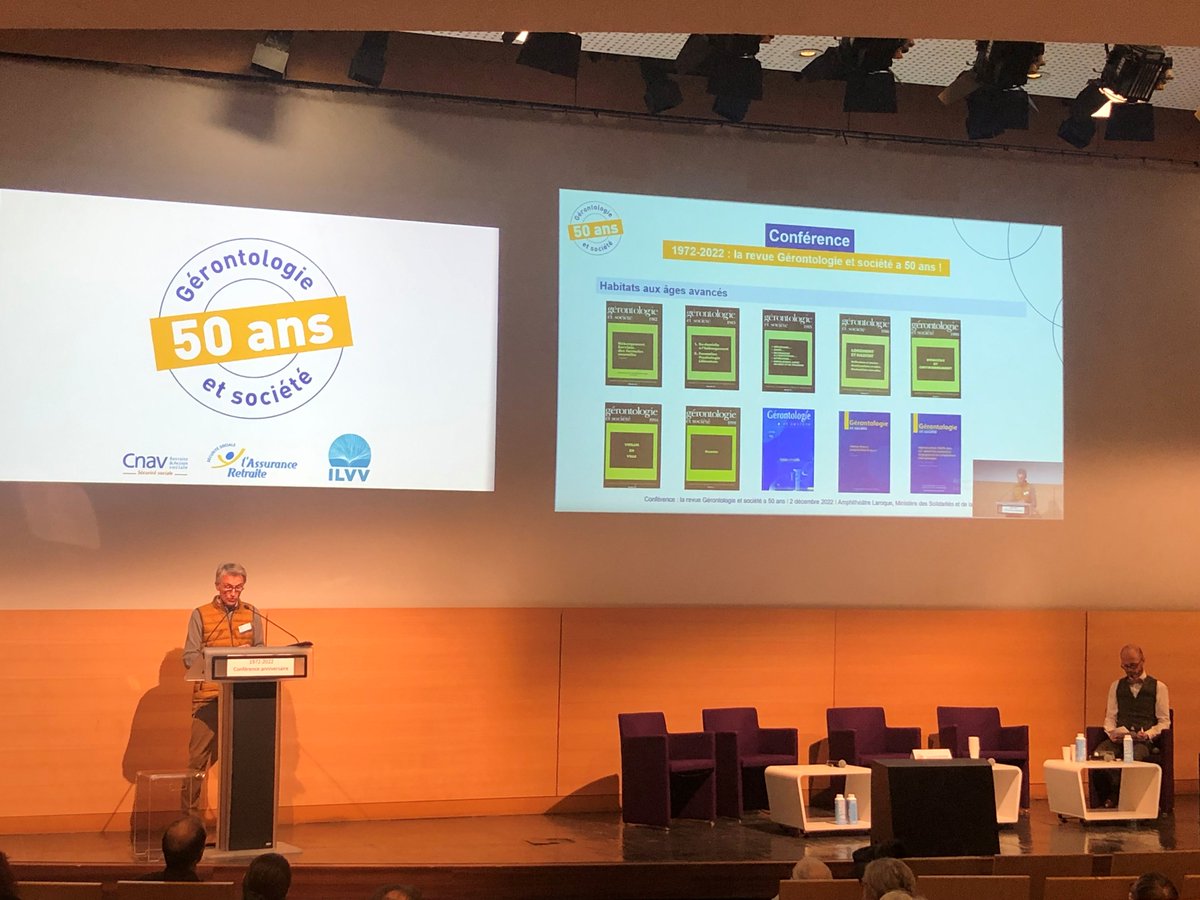 Gérontologie et société - Rétrospective et prospective : cet après-midi, les professionnels du vieillissement échangent sur différents thèmes de la recherche sur les vieillesses et le vieillissement.  
#Recherche #Vieillissement #LAssuranceRetraite