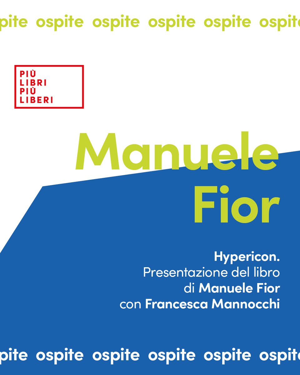 piulibri26's tweet photo. 🗓 10 dicembre ⏰ 12.20 📍Spazio Rai
#ManueleFior presenterà il suo libro #Hypericon (@coconino_press) in un incontro con la giornalista @mannocchia: un viaggio tra rimandi e parallelismi distanti quasi un secolo, come spiega l'autore su @fumettologica 👉 https://t.co/jyk2JNmnO3 https://t.co/QU2wZa3iVM