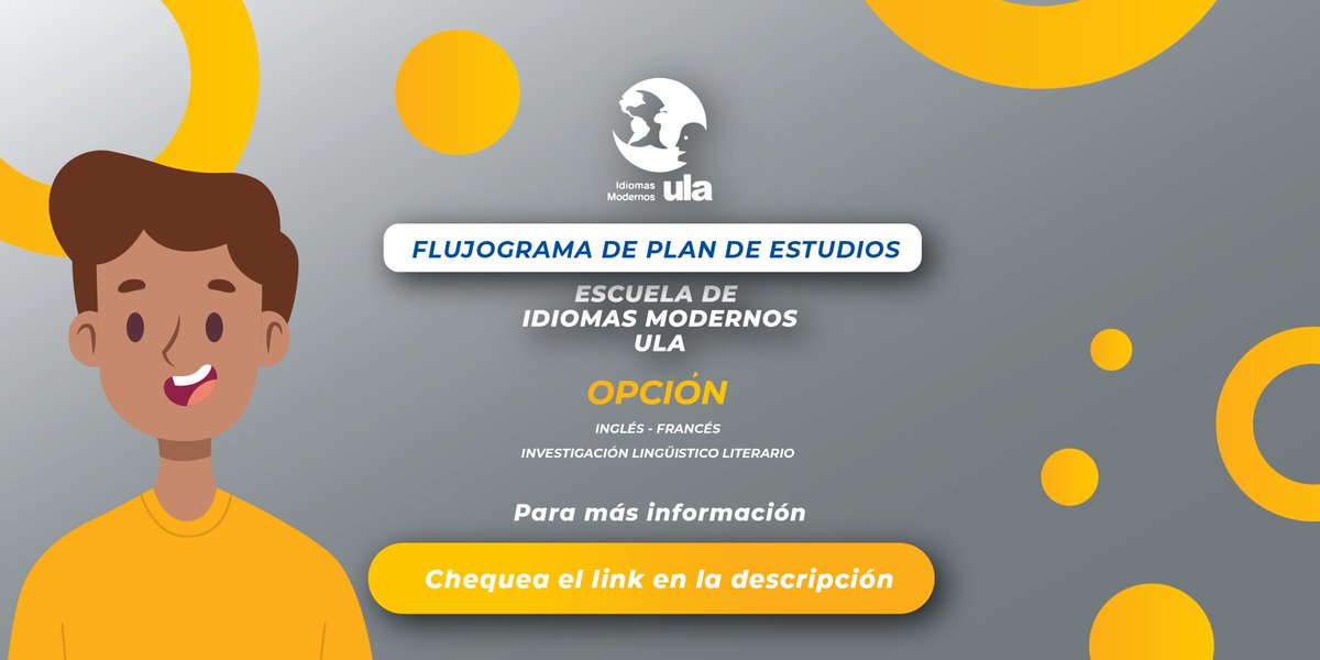 🔗𝗘𝗹 𝗟𝗶𝗻𝗸 𝗱𝗲𝗹 𝗙𝗹𝘂𝗷𝗼𝗴𝗿𝗮𝗺𝗮 𝗽𝗮𝗿𝗮 𝗹𝗮𝘀 𝗢𝗽𝗰𝗶𝗼𝗻𝗲𝘀:✨
⁣
⁣📌𝗜𝗻𝗴𝗹é𝘀 – 𝗳𝗿𝗮𝗻𝗰é𝘀 
☑️𝗜𝗻𝘃𝗲𝘀𝘁𝗶𝗴𝗮𝗰𝗶𝗼́𝗻 𝗟𝗶𝗻𝗴𝘂̈í𝘀𝘁𝗶𝗰𝗼 𝗟𝗶𝘁𝗲𝗿𝗮𝗿𝗶𝗼
⁣👩‍💻📌ula.ve/humanidades-ed…
Ampliamos la información en <a href="/idiomasula/">Idiomas Modernos ULA</a> a través de Instagram
