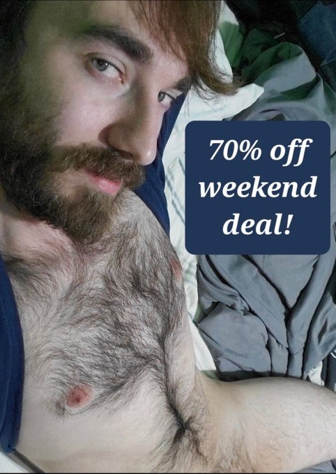 70% off weekend deal!
Over 1400 pieces of content for just $3 babe!

https://t.co/VkFdJDepgj

#onlyfanspromo
