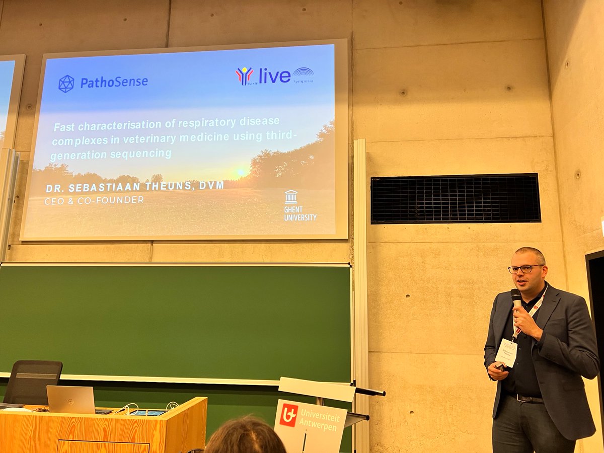 peterdelputte's tweet photo. Great presentation from @theuns_bas @pathosense on rapid unbiased diagnostics of respiratory infections using nanopore sequencing allowing for multi-pathogen detection. #VaxInLive https://t.co/b4eQgtiGRJ