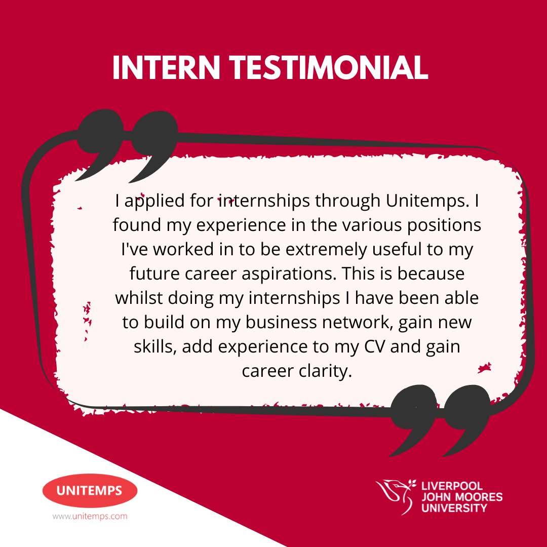 Unitemps Liverpool John Moores University tweet media