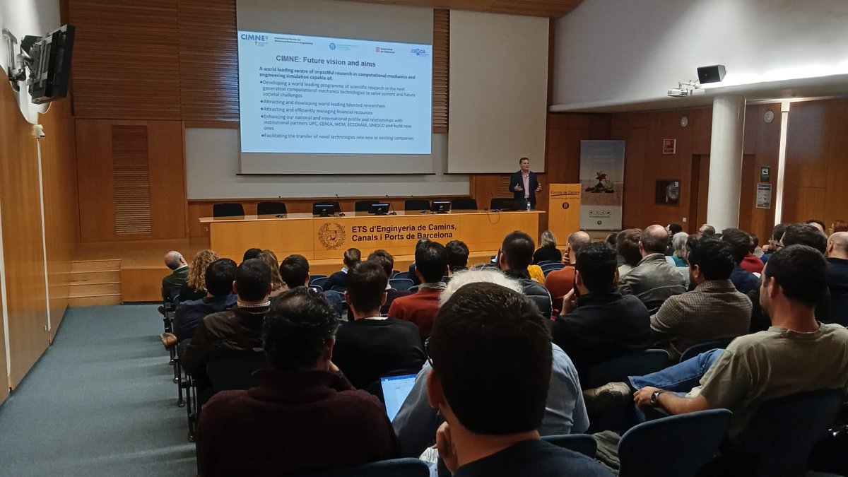 Javier Bonet, the director of <a href="/cimne/">CIMNE</a>, presented today the draft of the strategic plan of the centre for the upcoming years to its research and administrative community.