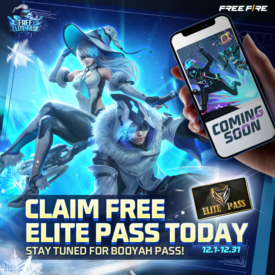 FreefirePkyt's tweet photo. Claim karain apna Elite Pass jaldi! 🎁🔥

Aur ho jain Booyah Pass ke liye ready. https://t.co/NcaoRkO0wG