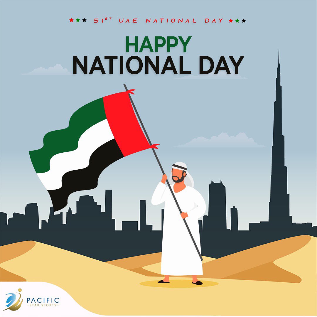 pacificstar360's tweet photo. Celebrating 51 years of unity, passion, togetherness, tolerance, peace and prosperity. 

Happy UAE National Day to the visionary leadership, citizens and expatriates of this great nation.

#uaenationalday #uae #mydubai #spiritoftheunion #emirates https://t.co/vjwgyDVs1T