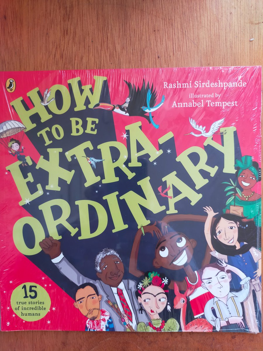 elaineccline's tweet photo. For some unknown reason, I have 2 copies of #nonfiction #picturebook #HowToBeExtraordinary @RashmiWriting @annabeltempest @penguinrandom @PenguinUKBooks @PenguinBooks. The book fairy will donate this to a school. #edutwitter #kidlit #picturebooks #amreading #BookTwitter https://t.co/F6B3v5EVNv