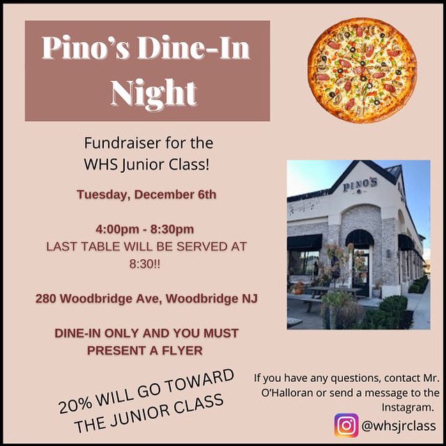 🚨UPDATE!🚨 Our fundraiser this Tuesday, December 6, will now be available for dine in from 4-8:30. Digital fliers will now be accepted as well! #WeAreBarrons