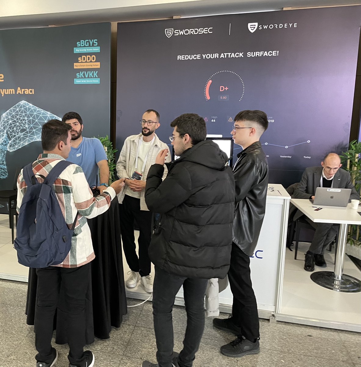 Sword_Sec's tweet image. 30 Kasım - 02 Aralık tarihleri arasında düzenlenen Siber Güvenlik Haftasını tamamlamış bulunuyoruz. Standımızı ziyaret eden ve emeği geçen tüm katılımcılara teşekkür ederiz. #siberguvenlikhaftasi #icwc2022 #cybersecurity