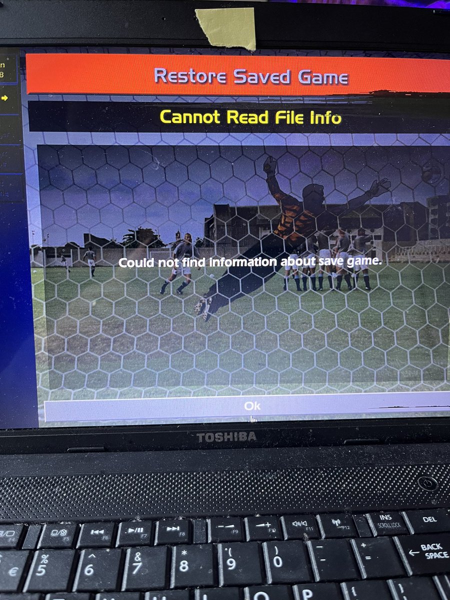 ChampmanPosh's tweet photo. #cm0102 anyone have any ideas as to what has happened here? Played it this morning and now the game info shows blank and won’t load. Gutted as I have just got my Bari team in a position to win titles 😢 https://t.co/zmlSmSIpwh