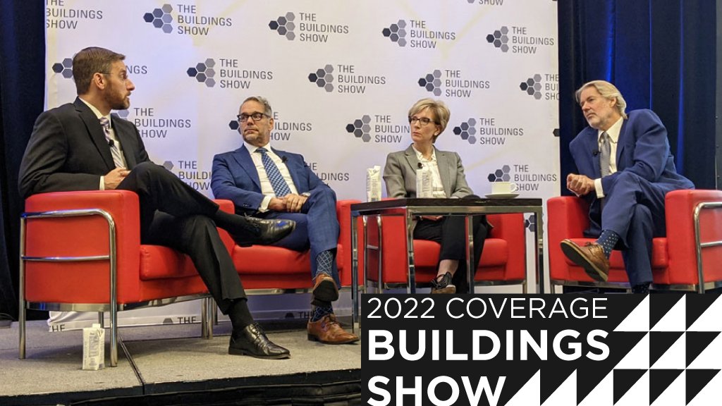 DCN_Canada's tweet photo. Panellists at the #BuildingsShow CEO Breakfast presented by @TCA_Connect and @ConstructConnx agreed uncertainty is creating challenges in the construction industry  and see construction costs going up and the viability of certain projects in question. https://t.co/bX7YdGyObB https://t.co/nhVi2VQkCp