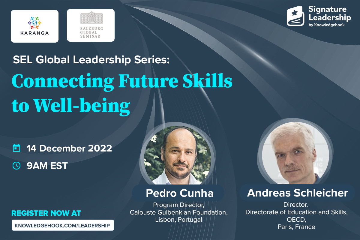 Jennifer Adams (@jenadamsed) on Twitter photo Let’s talk SEL, future skills and well-being with <a href="/SchleicherOECD/">Andreas Schleicher</a> and Pedro Cunha <a href="/FCGulbenkian/">Fundação Calouste Gulbenkian</a>. <a href="/KarangaGlobal/">Karanga</a> <a href="/knowledgehook/">Knowledgehook</a> <a href="/KH_Leadership/">Signature Leadership by Knowledgehook</a> <a href="/SalzburgGlobal/">Salzburg Global</a> <a href="/OECDEduSkills/">OECD Education</a> Register: khlink.net/RTDec14 Let’s talk SEL, future skills and well-being with <a href="/SchleicherOECD/">Andreas Schleicher</a> and Pedro Cunha <a href="/FCGulbenkian/">Fundação Calouste Gulbenkian</a>. <a href="/KarangaGlobal/">Karanga</a> <a href="/knowledgehook/">Knowledgehook</a> <a href="/KH_Leadership/">Signature Leadership by Knowledgehook</a> <a href="/SalzburgGlobal/">Salzburg Global</a> <a href="/OECDEduSkills/">OECD Education</a> Register: khlink.net/RTDec14