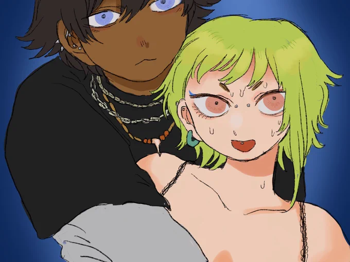 自分の中で「自分の絵をAIイラストメーカーに通す」→「結果を見る」行程で湧き出る感情について考えた。間違えなくかわいく出力される。塗り性能も色も豊かで服のシワとかも繊細。これが10秒もかからない。AI絵も自分の絵も愛おしい結論 