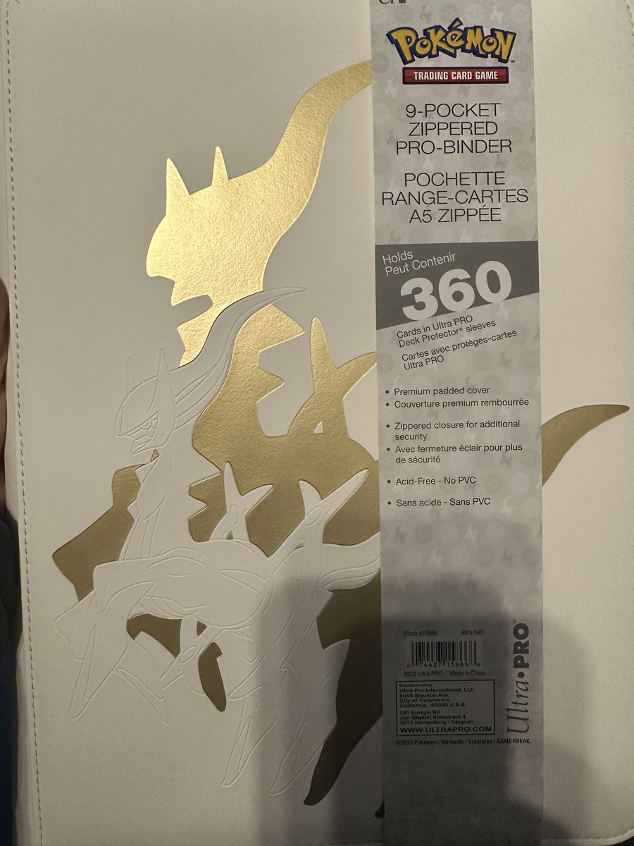 Christmas is complete for Max - Arceus Pokmon ultra Pro binder. I have had to work so hard to find this & wait for it coming from USA Christmas is complete for Max - Arceus Pokmon ultra Pro binder. I have had to work so hard to find this & wait for it coming from USA