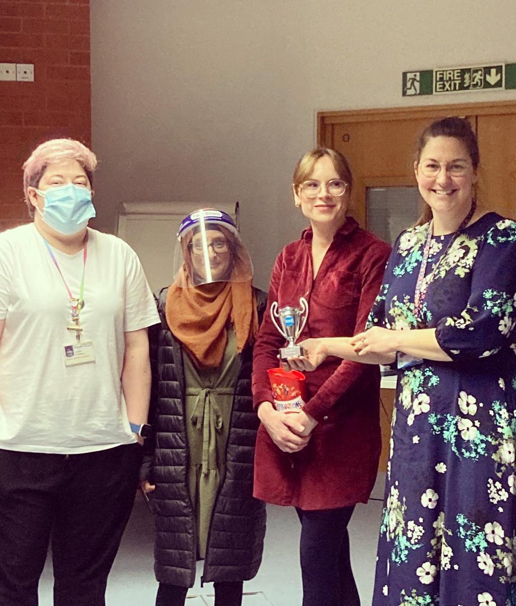 sadiemacmaster's tweet photo. A different week at work with visiting other labs, the CSS launch event, the Pathology Xmas Quiz and the return of the microbiology staff advent calendar #stockportpathology @StockportNHS https://t.co/t9y7YQF23L