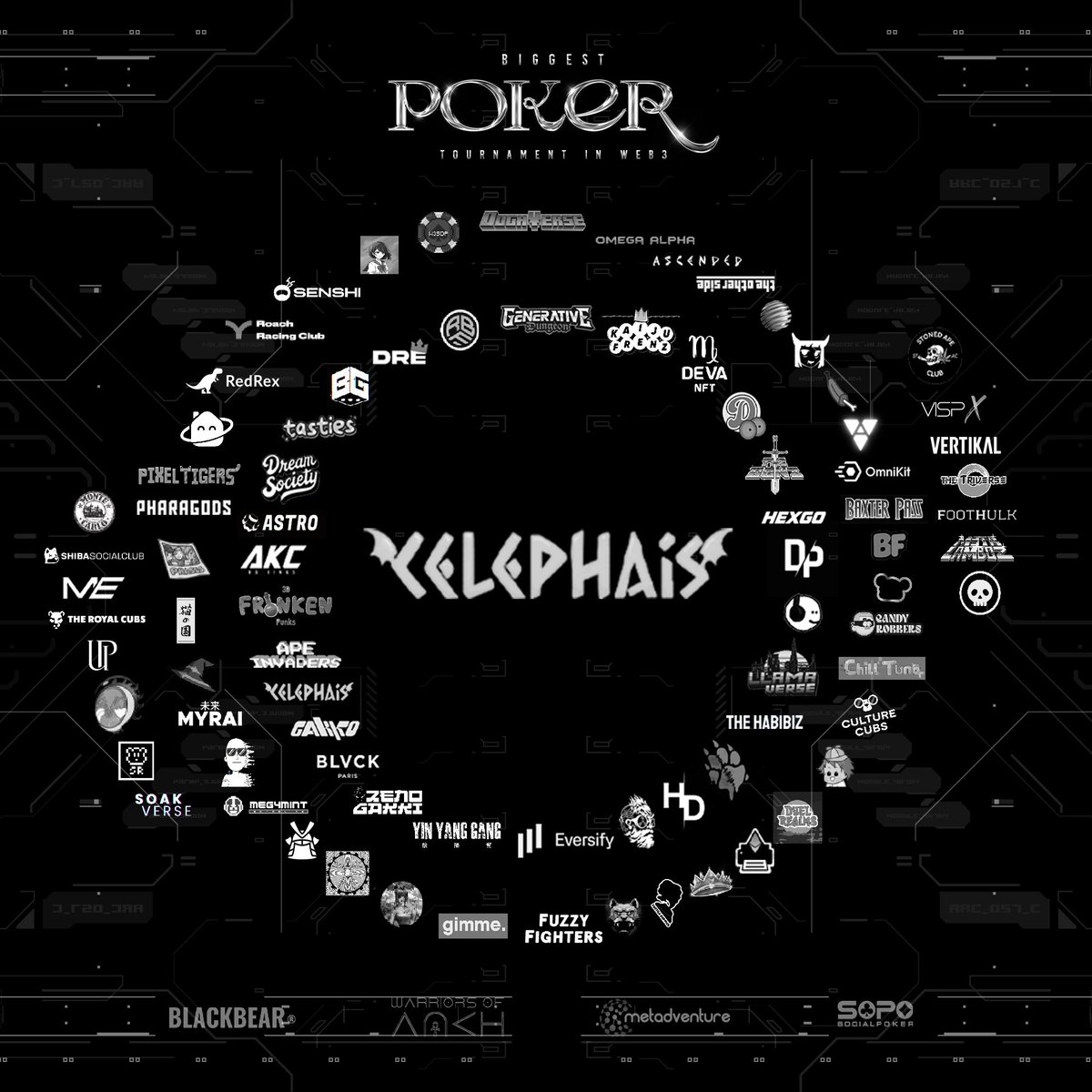 Hey everyone! Ready for the biggest poker event of Web3?

We have partnered with <a href="/bptiw3/">BPTIW / (Biggest Poker Tournament in Web3)</a> in order to let our holders participate in the event! We are getting closer to the event, join our Discord and follow the announcements.

🏆Over 200 winners!
🪙100+ NFTs!
💵$5000 in cash!