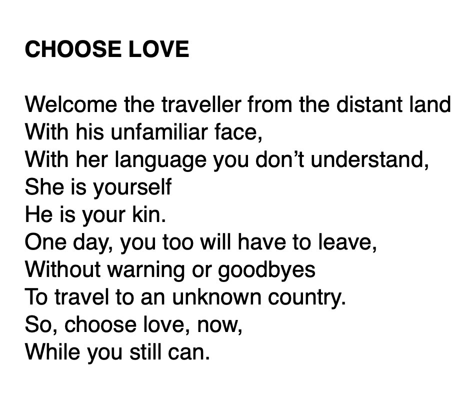 Calling all schools who like reading poems aloud: Poetry performance challenge to help refugees: read a poem from my Choose Love collection, all royalties to the charity @chooselove 
and post with #chooseloveoutloud
@Booktrust @BookTrustCymru @SchoolSouthwold @wmsussch