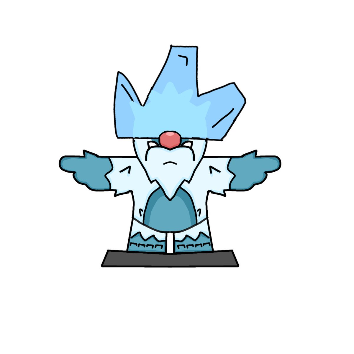 Mini_Skeleton_'s tweet photo. Another one art for @ClashMini 
Big Foot Fisherman! #clashmini #clashminifanart #MiniMonday https://t.co/lDnHBxR5z3