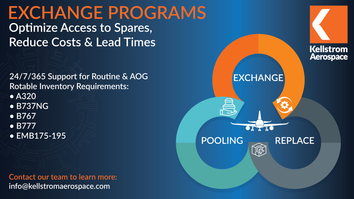 KellAero's tweet image. @KellAero can help support operations anywhere and at any time with one of the largest inventories of aircraft #Rotables available 24/7/365 days a year. To learn more, contact our team at info@kellstromaerospace.com 

#AviationIndustry #aircraftparts  #AOG