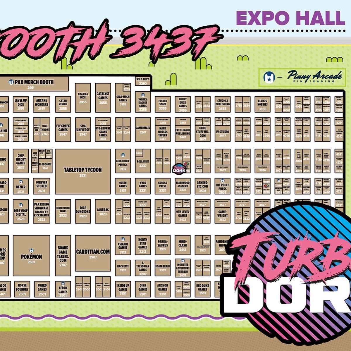 Our first PAX Unplugged! Come visit us at booth 3437. We are literally in the middle of the exhibitor hall!