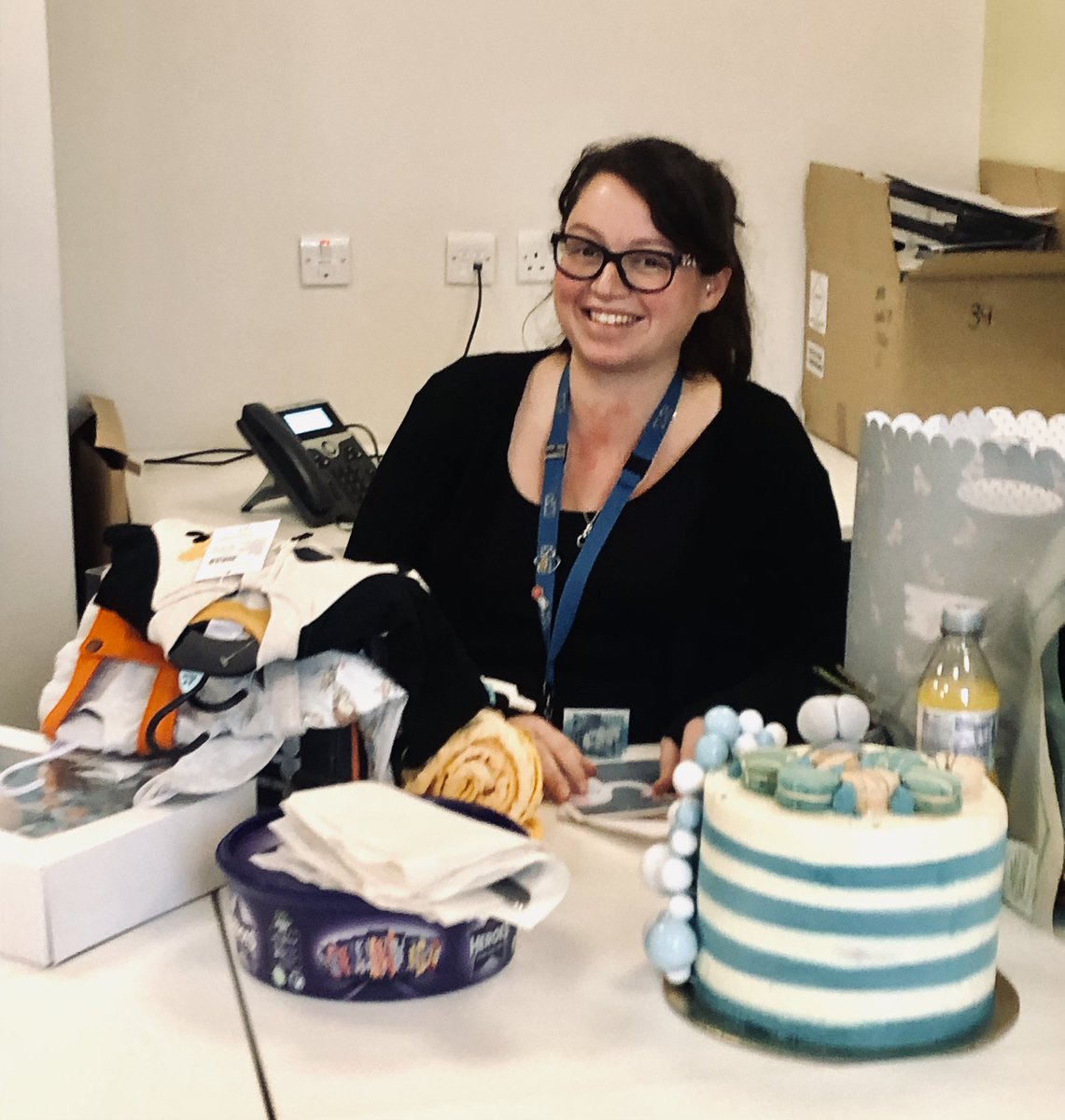 Little send off for our lovely CPN Rebecca-Paige, who’s about to go on maternity leave @SouthportCMHT
