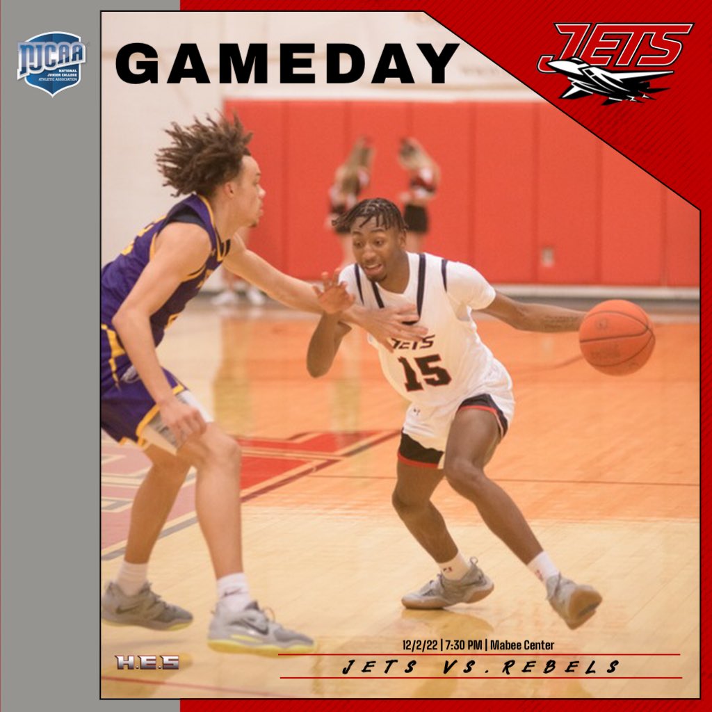 It’s a JETS Classic GAMEDAY‼️✈️

⛹️: Hill College
🗓: Dec. 2nd
📍: Enid, OK
🕐: 6:00pm
🎟️: 🆓🆓🆓
🖥: noc.edu/athletics/stre… 

#JetFam✈️🏀 <a href="/CahleseL/">Cahlese Lee</a>