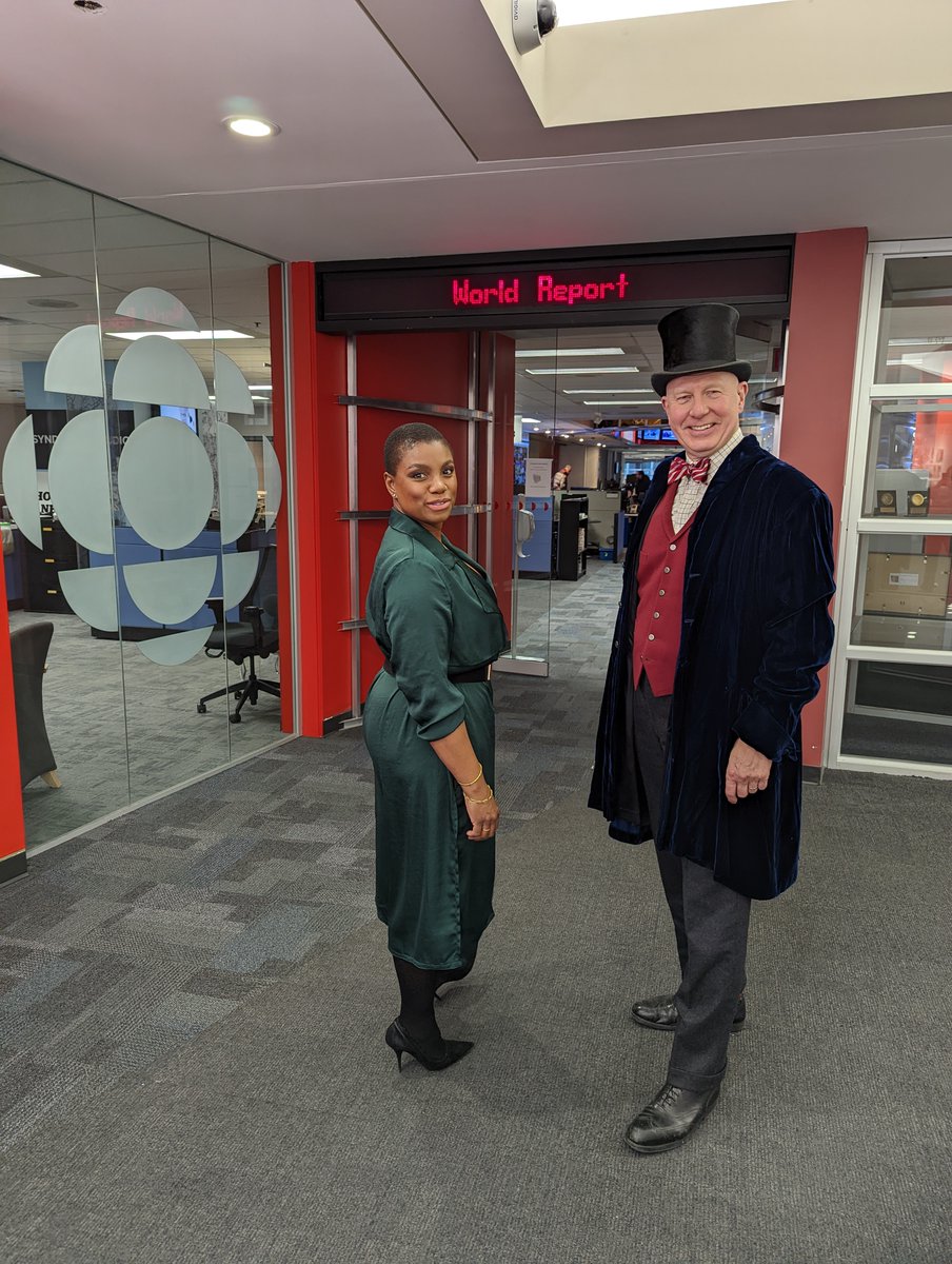 CBC World Report (@cbcworldreport) on Twitter photo When it's time for #SoundsoftheSeason, <a href="/marciayoungcbc/">Marcia Young</a> and <a href="/jnorthcottCBC/">John Northcott</a> pull out all the stops! When it's time for #SoundsoftheSeason, <a href="/marciayoungcbc/">Marcia Young</a> and <a href="/jnorthcottCBC/">John Northcott</a> pull out all the stops!